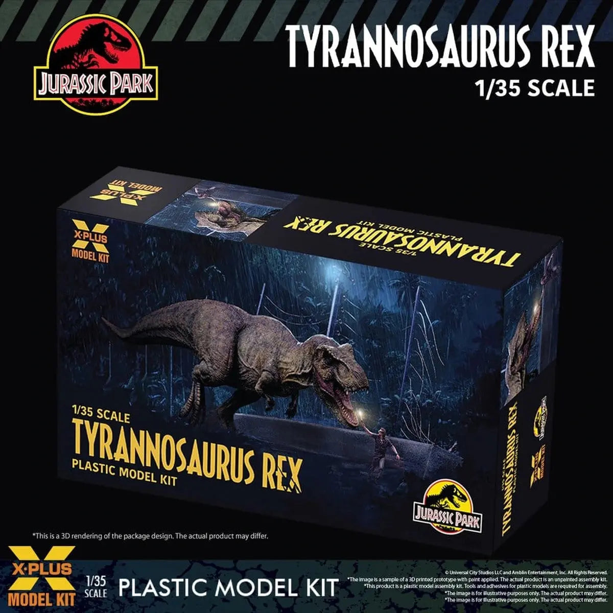 Jurassic Park figurine Plastic Model Kit 1/35 Tyrannosaurus Rex 42 cm - Image 7