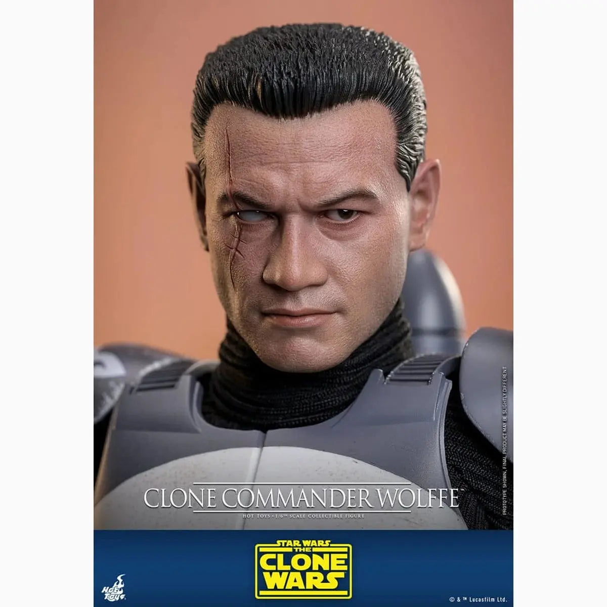 Star Wars: The Clone Wars figurine 1/6 Clone Commander Wolffe 30 cm - Image 7