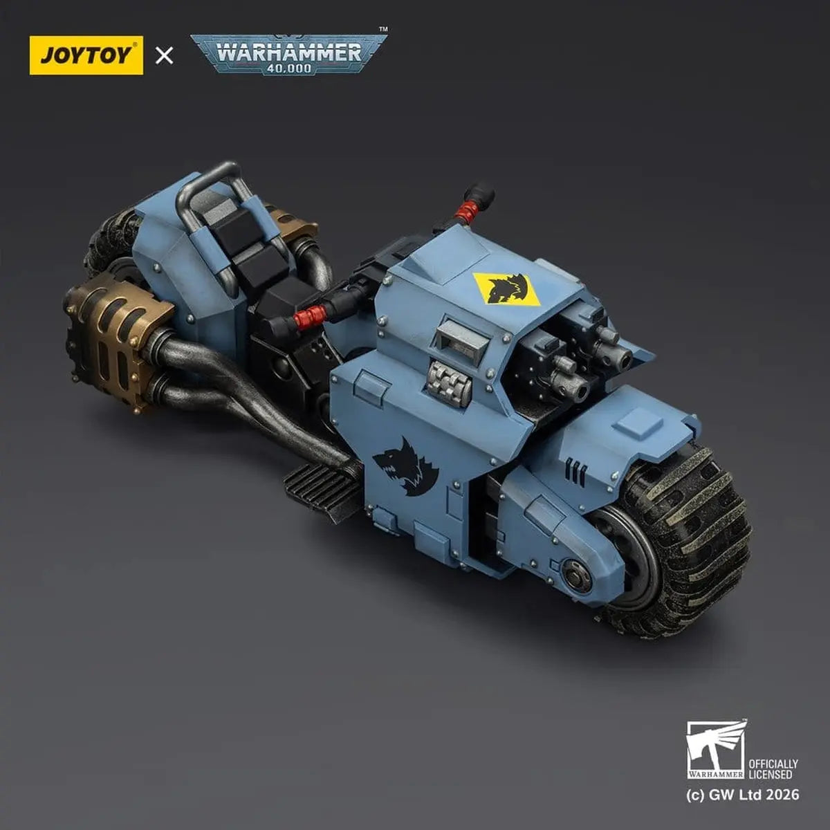 Warhammer 40,000 Raider-pattern Combat Bike Space Wolves with twin-linked bolt rifles 22 cm - Image 7