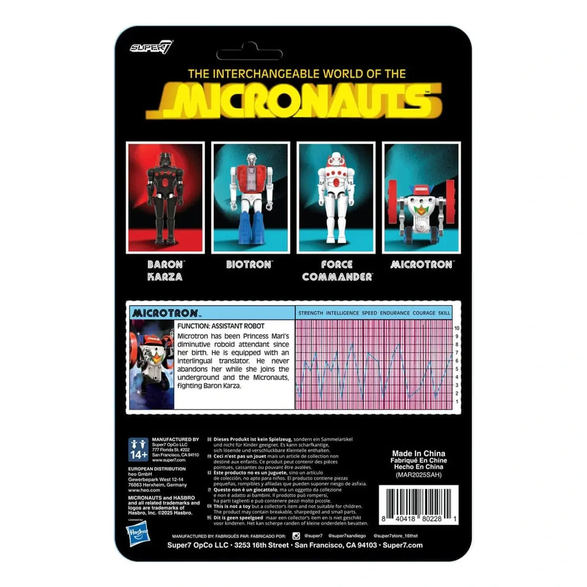 Micronauts figurine ReAction+ Microtron 9 cm - Image 4
