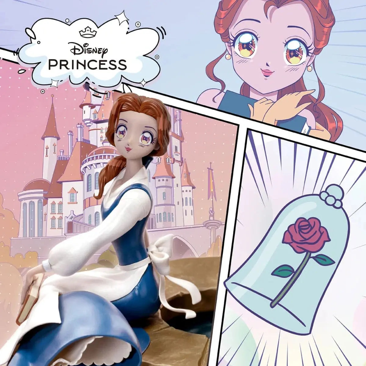 Disney statuette Anime Princess Scale Belle 15 cm - Image 7