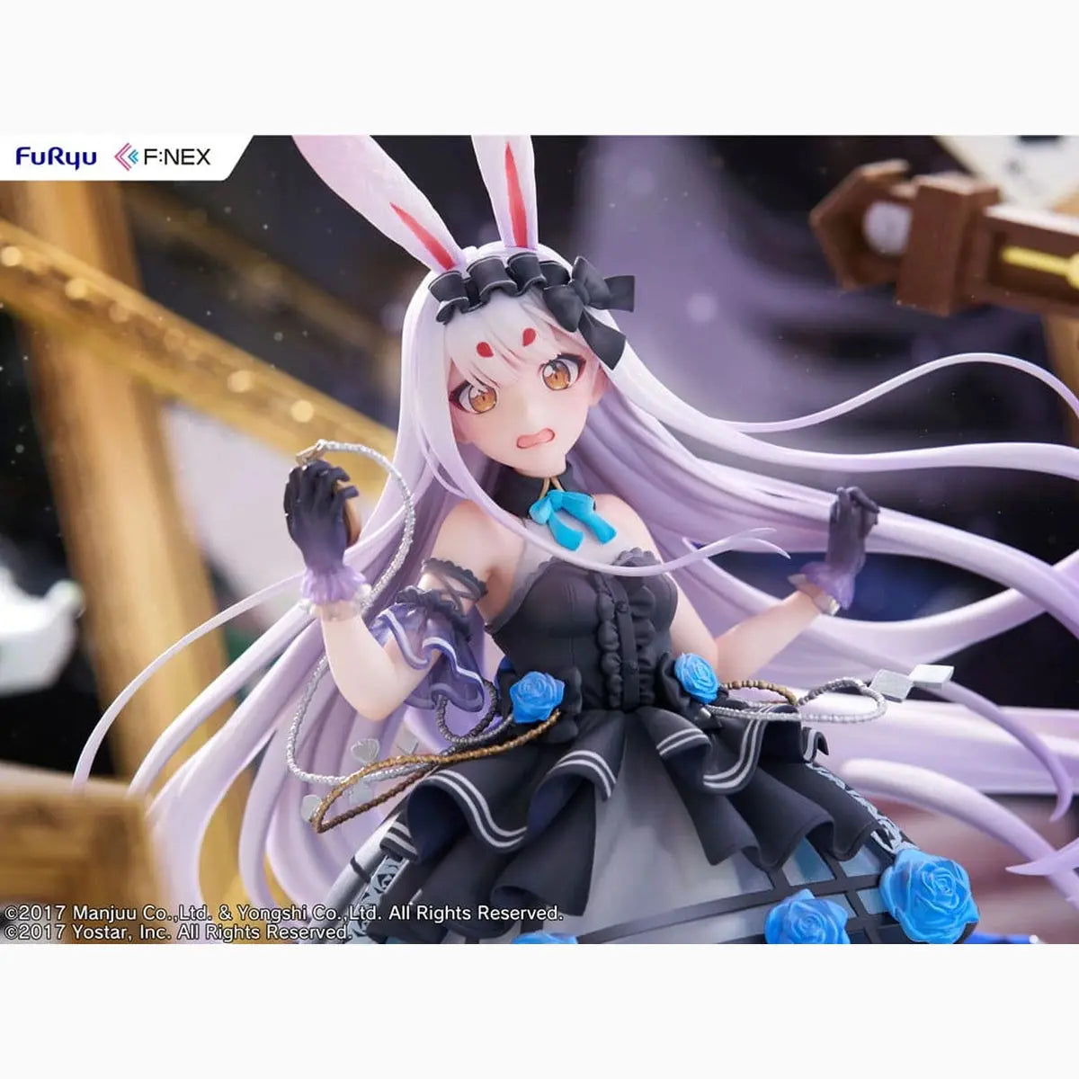 Azur Lane F:Nex statuette PVC 1/7 Shimakaze The White Rabbit of Wonderland Ver. 30 cm - Image 7