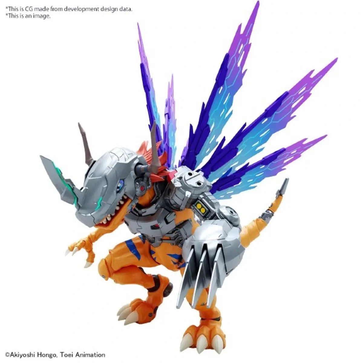 Digimon Figure-Rise Amplified Metalgreymon Vaccine - Image 1
