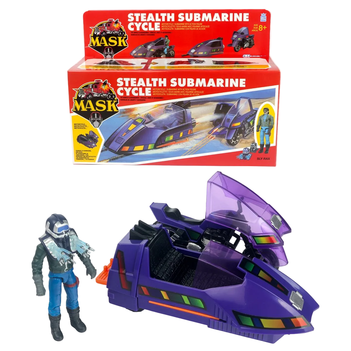 MASK Wave 2 Piranha SSC (Stealth Submarine Cycle) véhicule The Loyal Subjects The Loyal Subjects