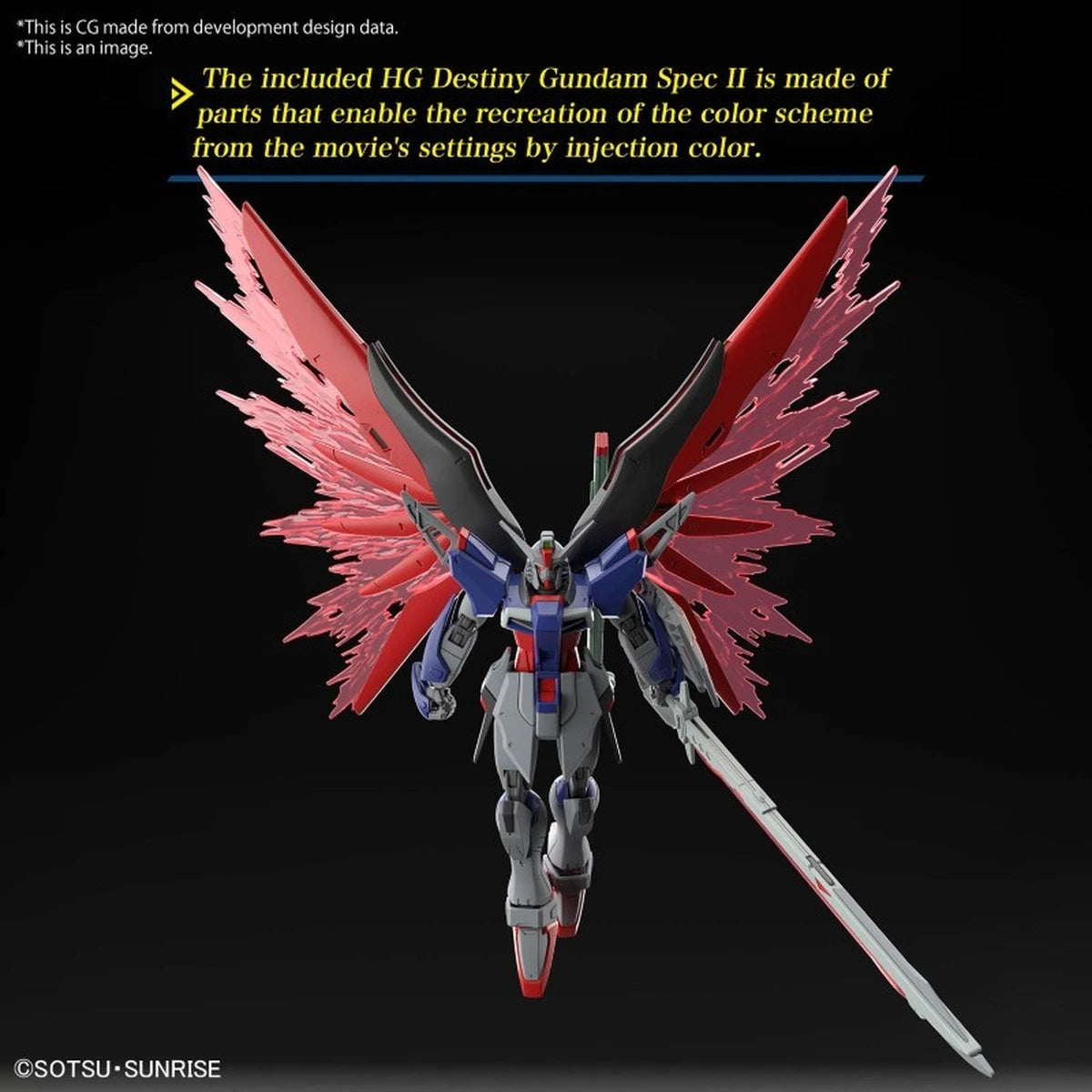 Gundam Gunpla HG 1/144 258 Destiny Gundam Spec II & Zeus Silhouette - Image 6