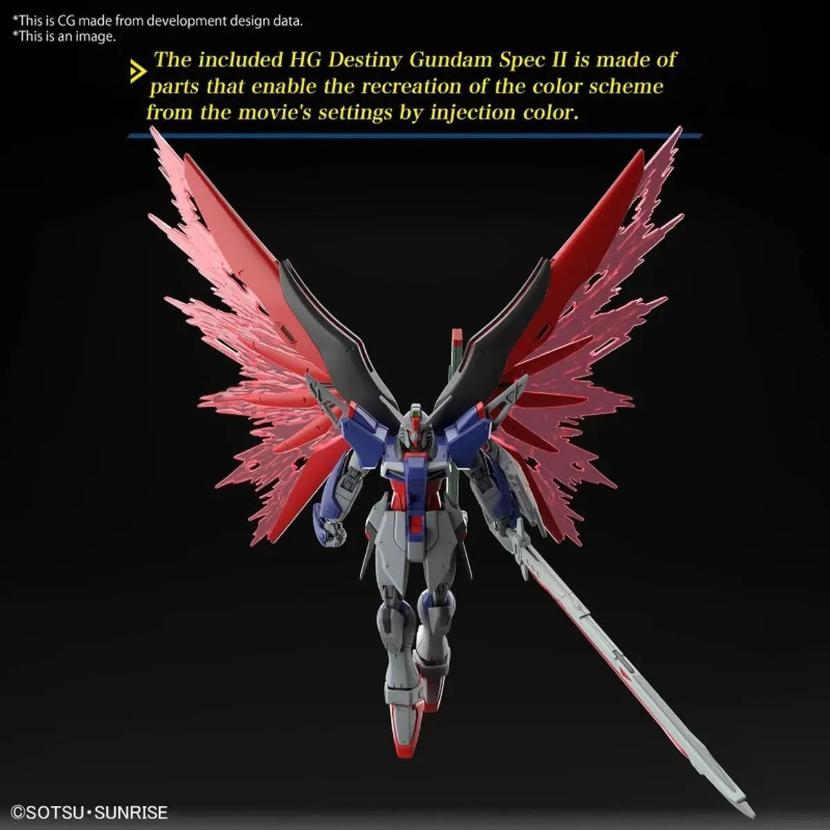 Gundam Gunpla HG 1/144 258 Destiny Gundam Spec II & Zeus Silhouette - Image 6