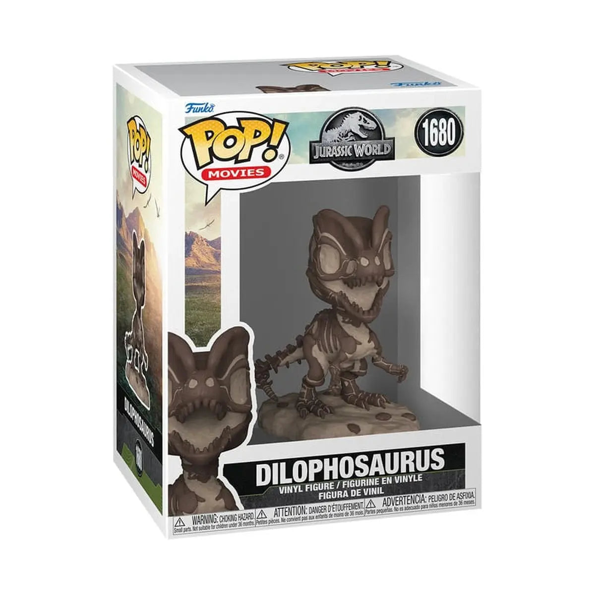 Jurassic Park Fossil POP! Movies Vinyl figurine Dilophosaurus 9 cm - Image 4