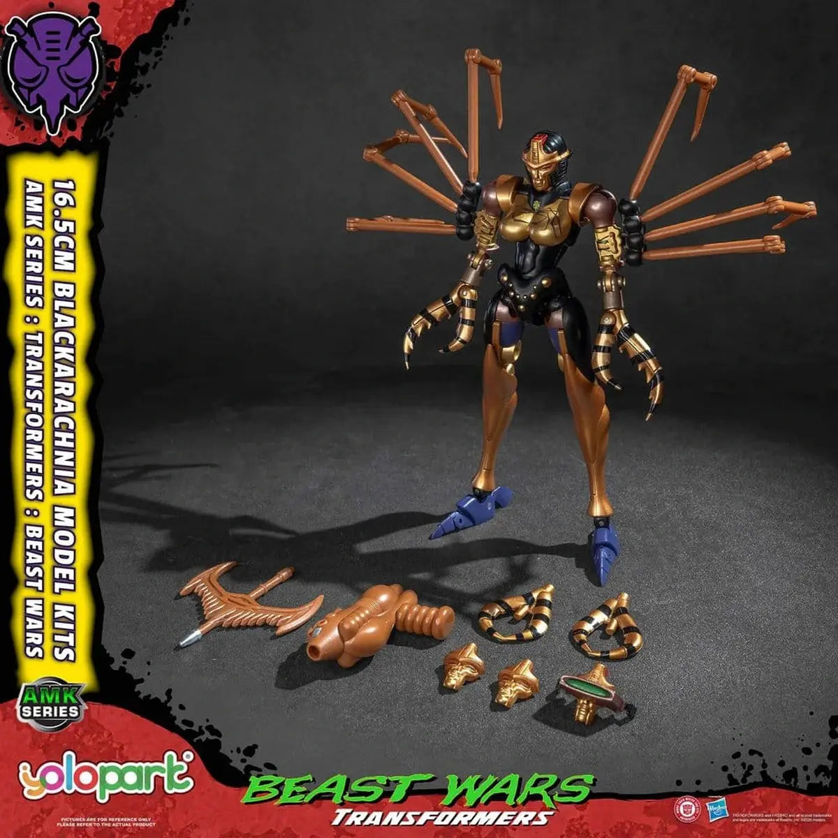 Transformers Plastic Model Kit AMK Series Beast Wars Blackarachnia 18 cm - Image 4