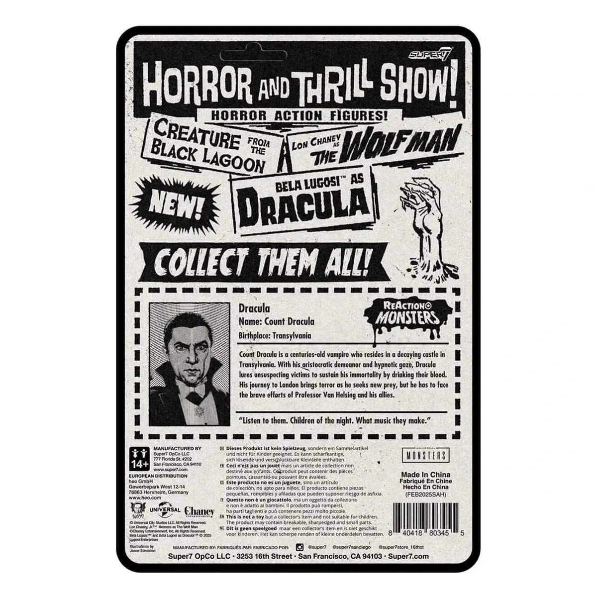 Universal Monsters Wave 1 figurine ReAction+ Dracula 10 cm - Image 4