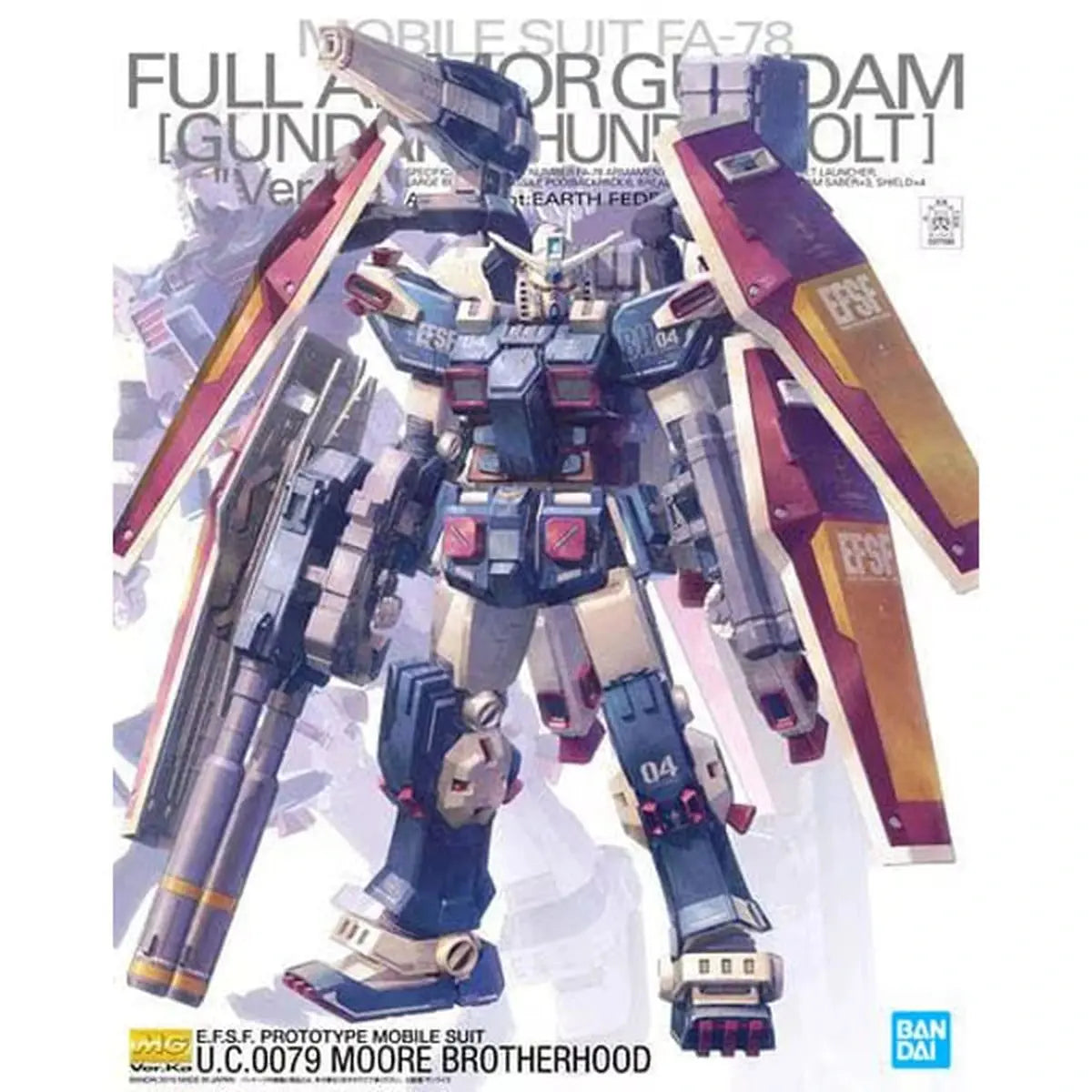 Gundam Gunpla MG 1/100 Full Armor Gundam Thunderbolt Ver.Ka - Image 2