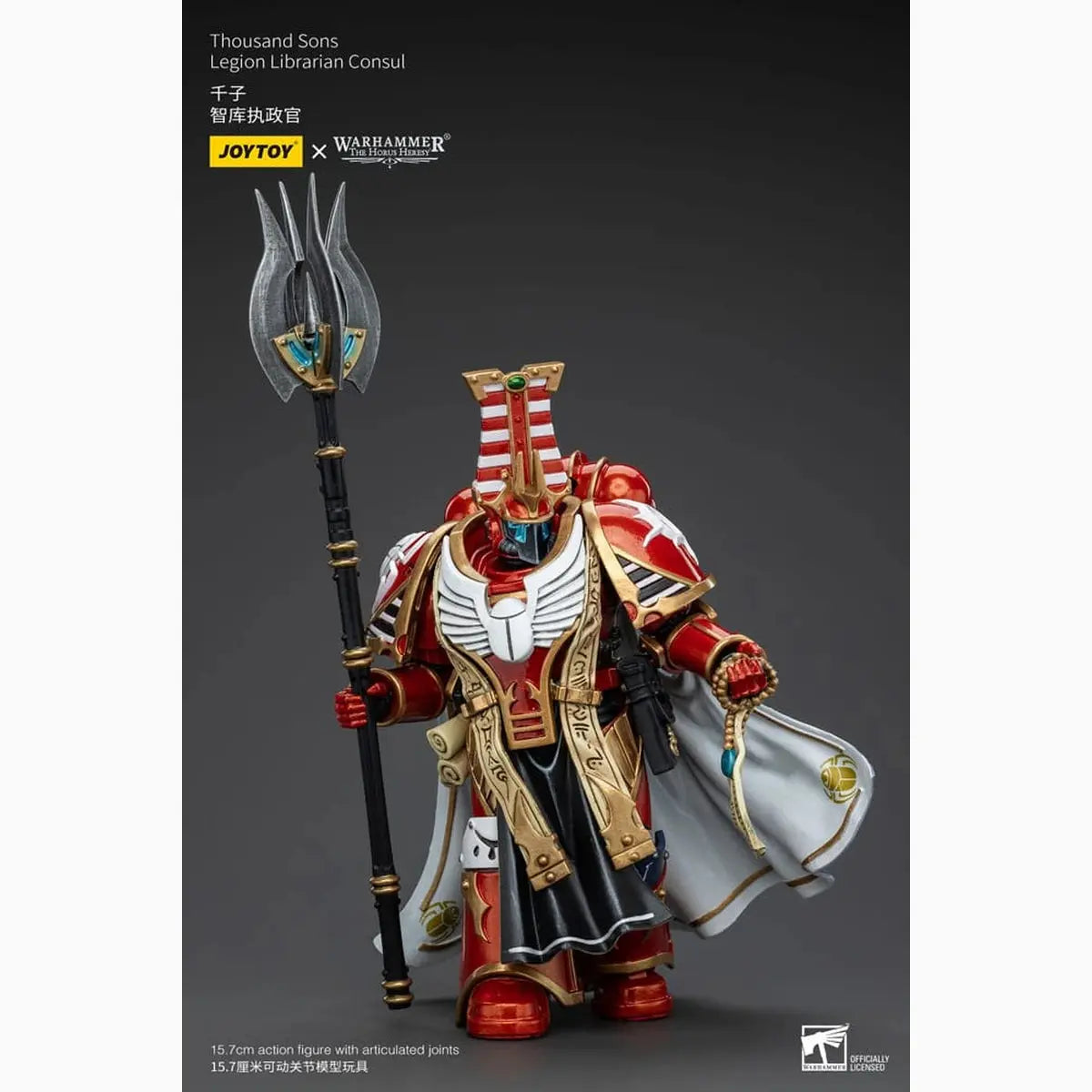 Warhammer The Horus Heresy figurine 1/18 Thousand Sons Legion Librarian Consut 16 cm - Image 7
