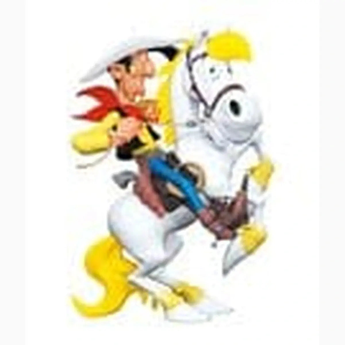 Lucky Luke Resin statuette Lucky Luke sur Jolly Jumper cabré 25 cm - Image 2