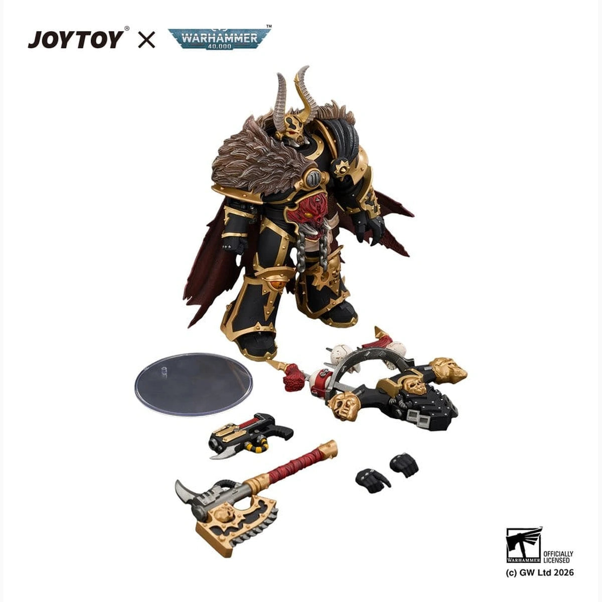 Warhammer figurine Black Legion Chaos Lord (13 cm) - Image 5
