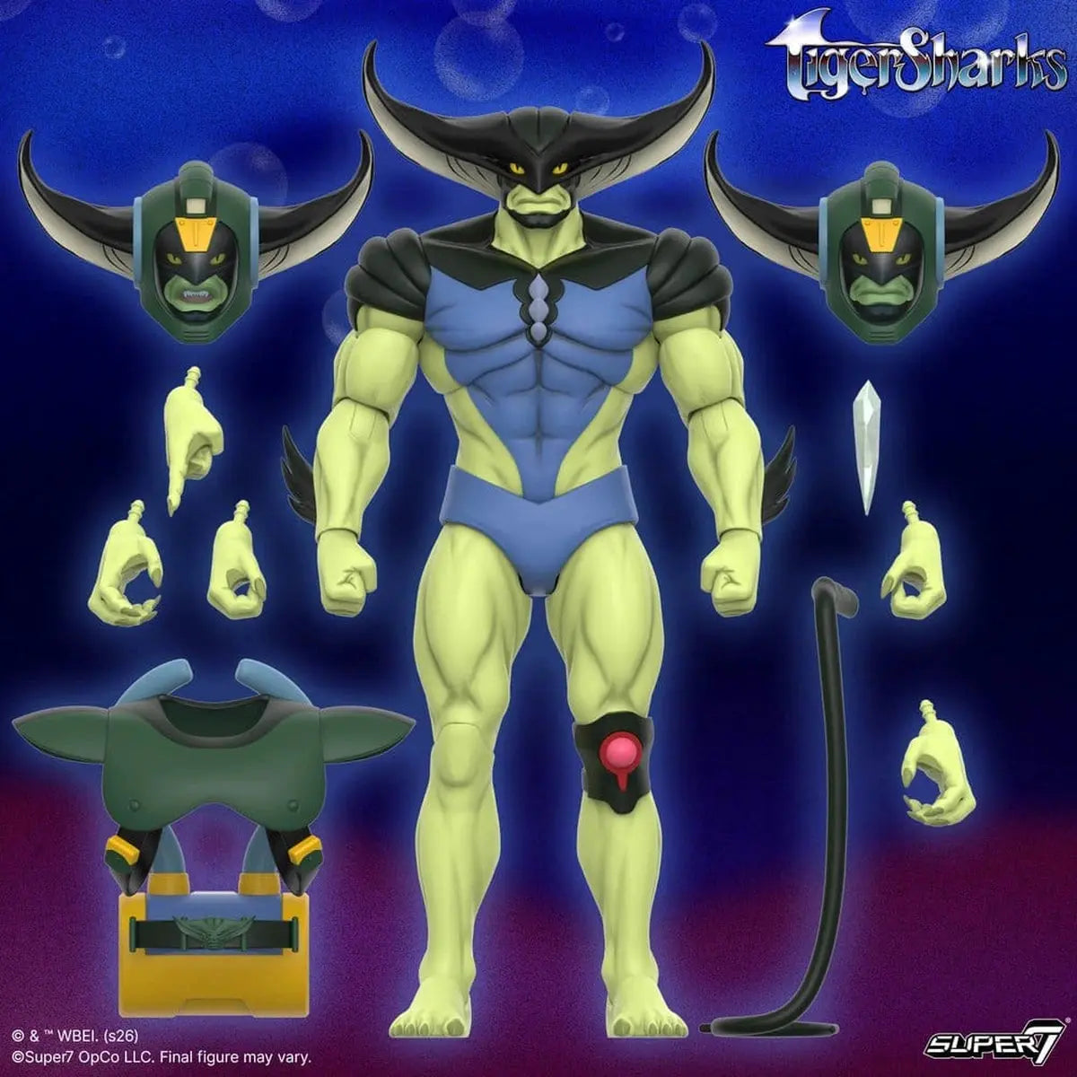 TigerSharks figurine Ultimates Wave 01 T-Ray 18 cm - Image 6