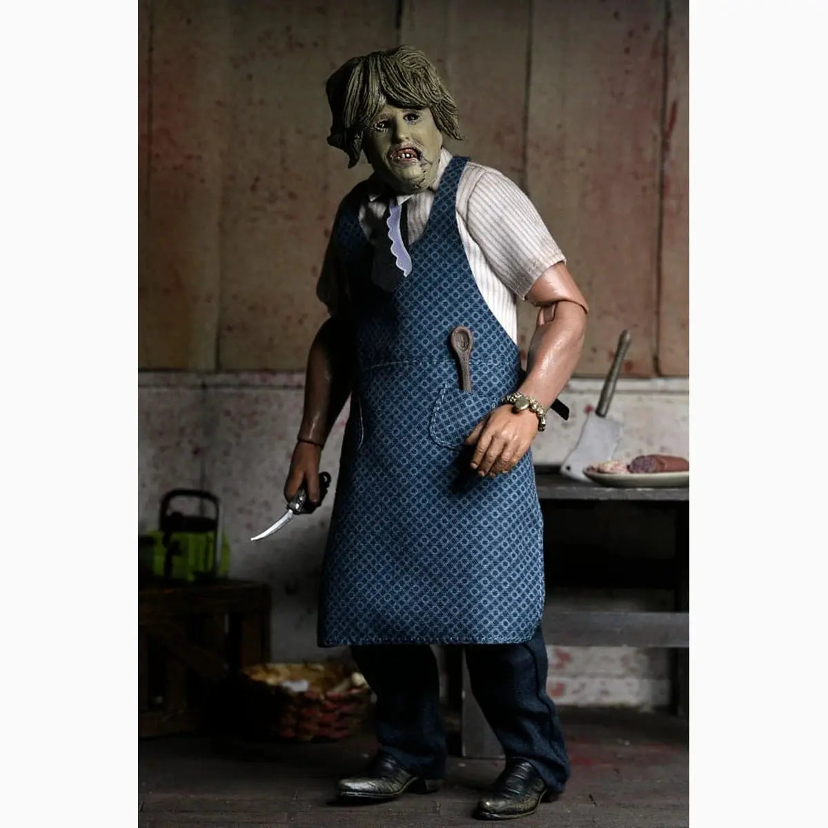 Massacre à la tronçonneuse Clothed figurine Leatherface with Old Lady Mask 20 cm - Image 7