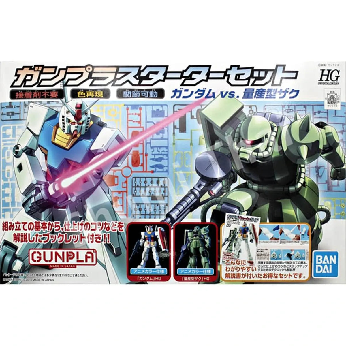 Gundam Gunpla HG 1/144 Gunpla Starter Set - Image 2