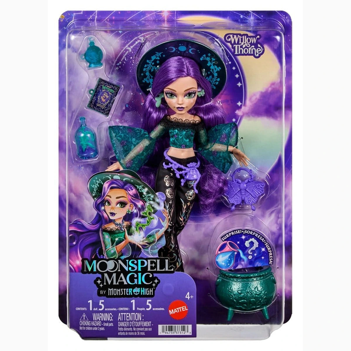 Monster High Moonspell Magic poupée Willow Thorne - Image 6