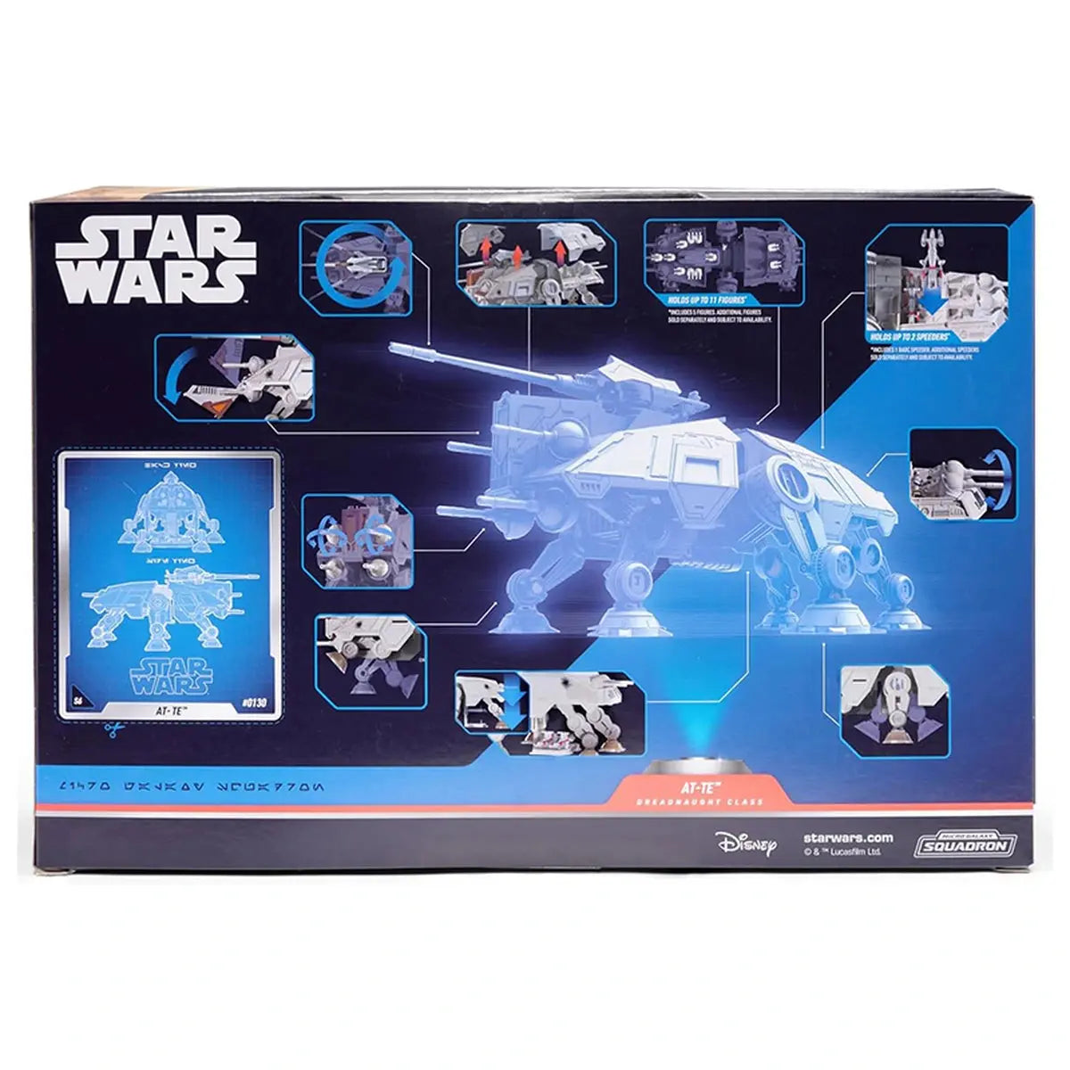 Star Wars Micro Galaxy Squadron Feature Vehicle & Figure Dreadnaught Class At-Te 22,5cm - Image 3