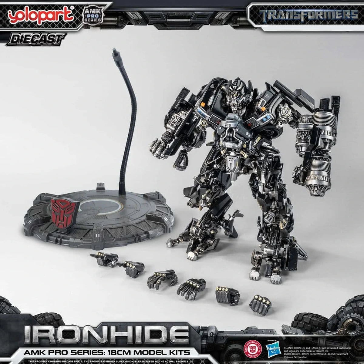 Transformers (2007) plastic model kit AMK PRO Series Ironhide 18 cm - Image 5