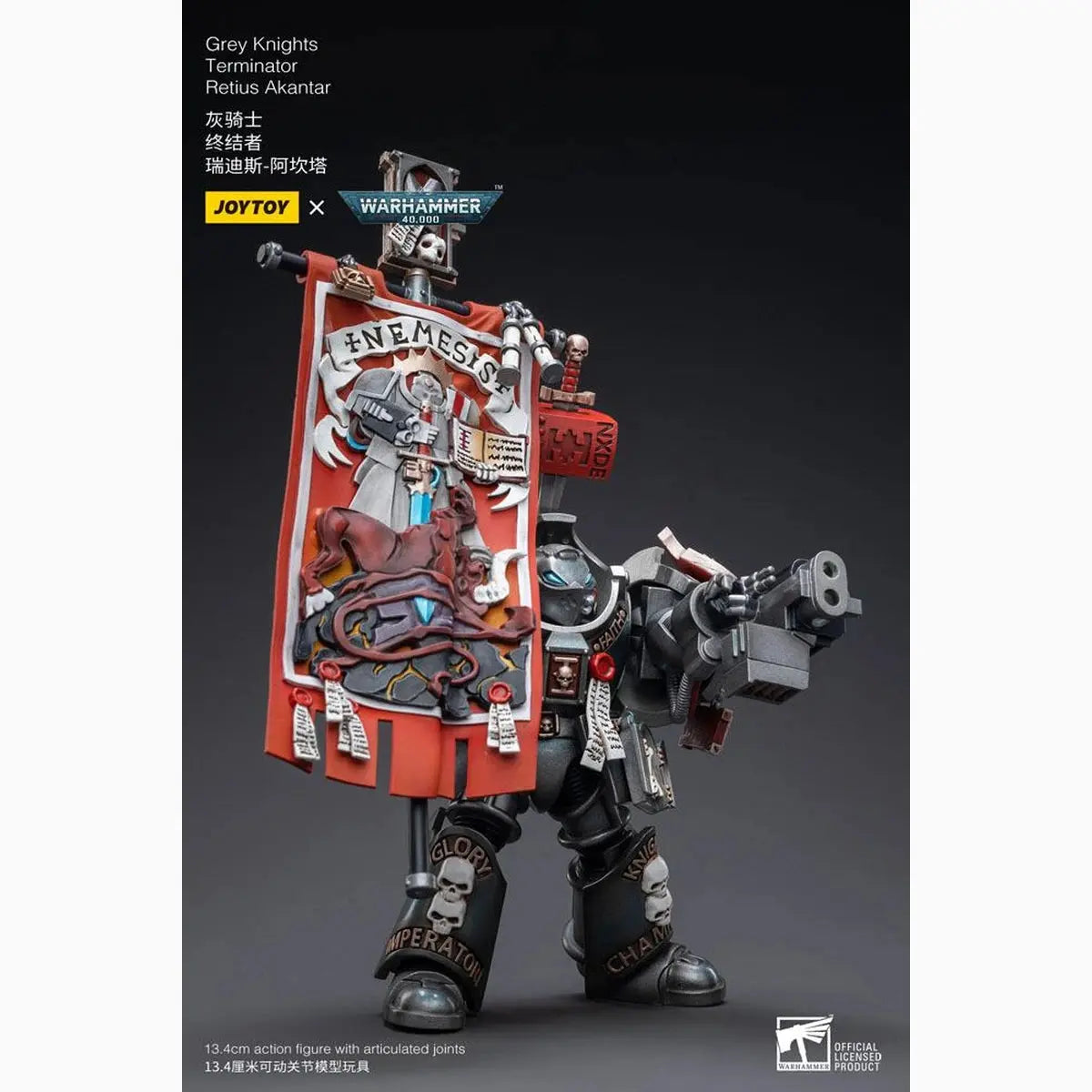 Warhammer 40k figurine 1/18 Grey Knights Terminator Retius Akantar 13 cm - Image 7