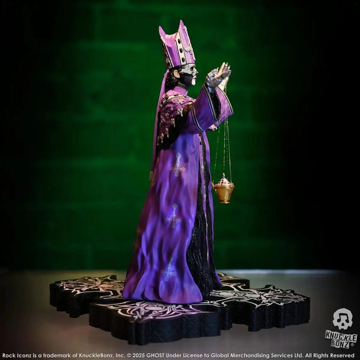 Ghost statuette Rock Iconz Papa V Perpetua Purple Robes 22 cm - Image 7