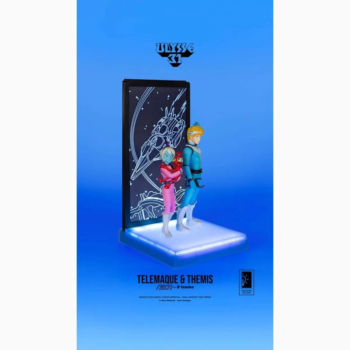 Ulysse 31 Neon figurine 1/9 Telemachus & Themis 20 cm - Image 7
