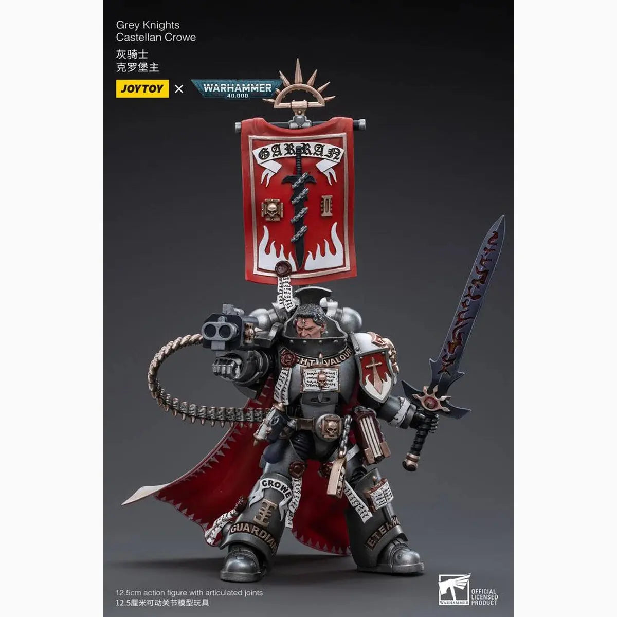Warhammer 40k figurine 1/18 Grey Knights Castellan Crowe 12 cm - Image 7