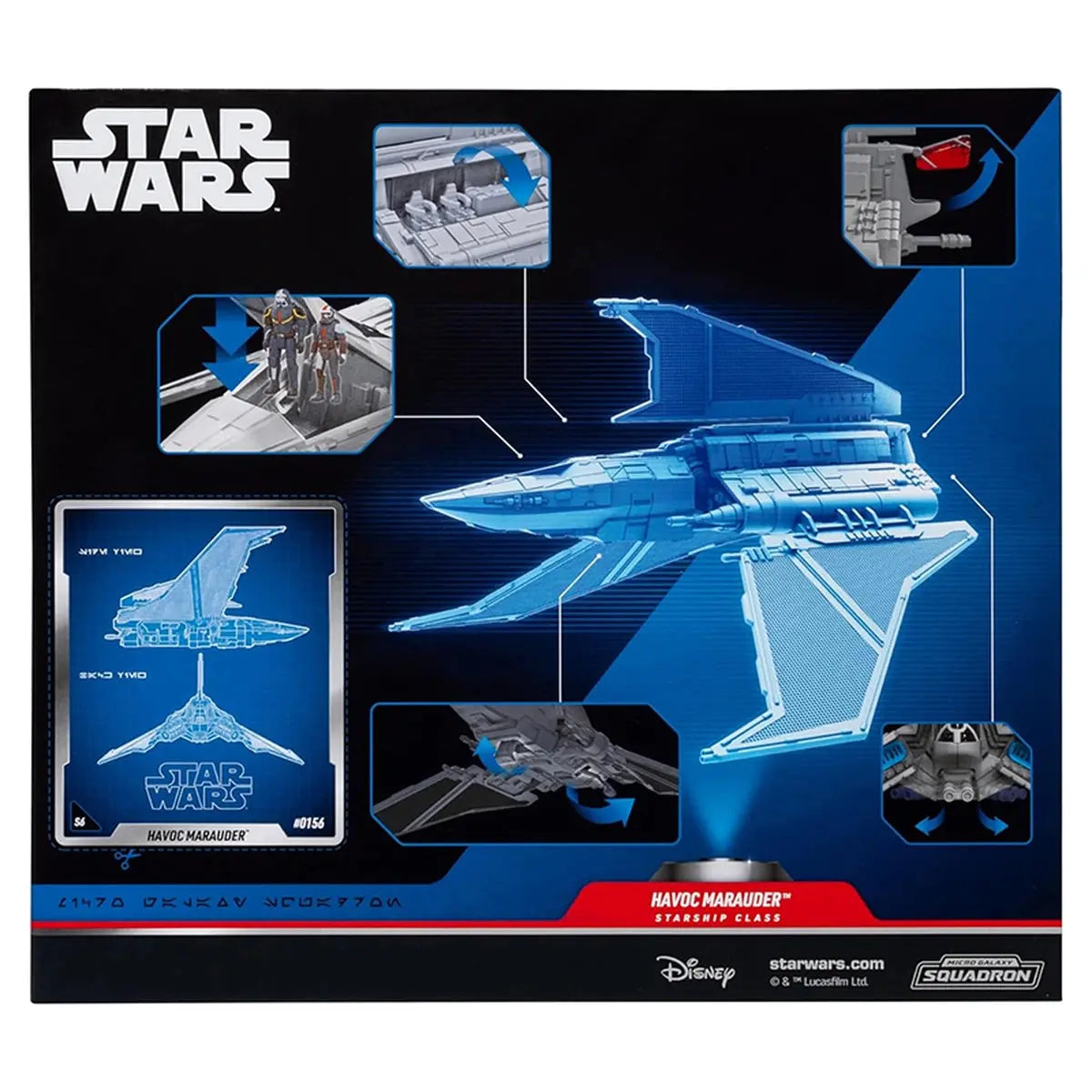 Star Wars Micro Galaxy Squadron Deluxe Vehicle & Figure Havoc Marauder Rescue Mission S6 20cm - Image 3