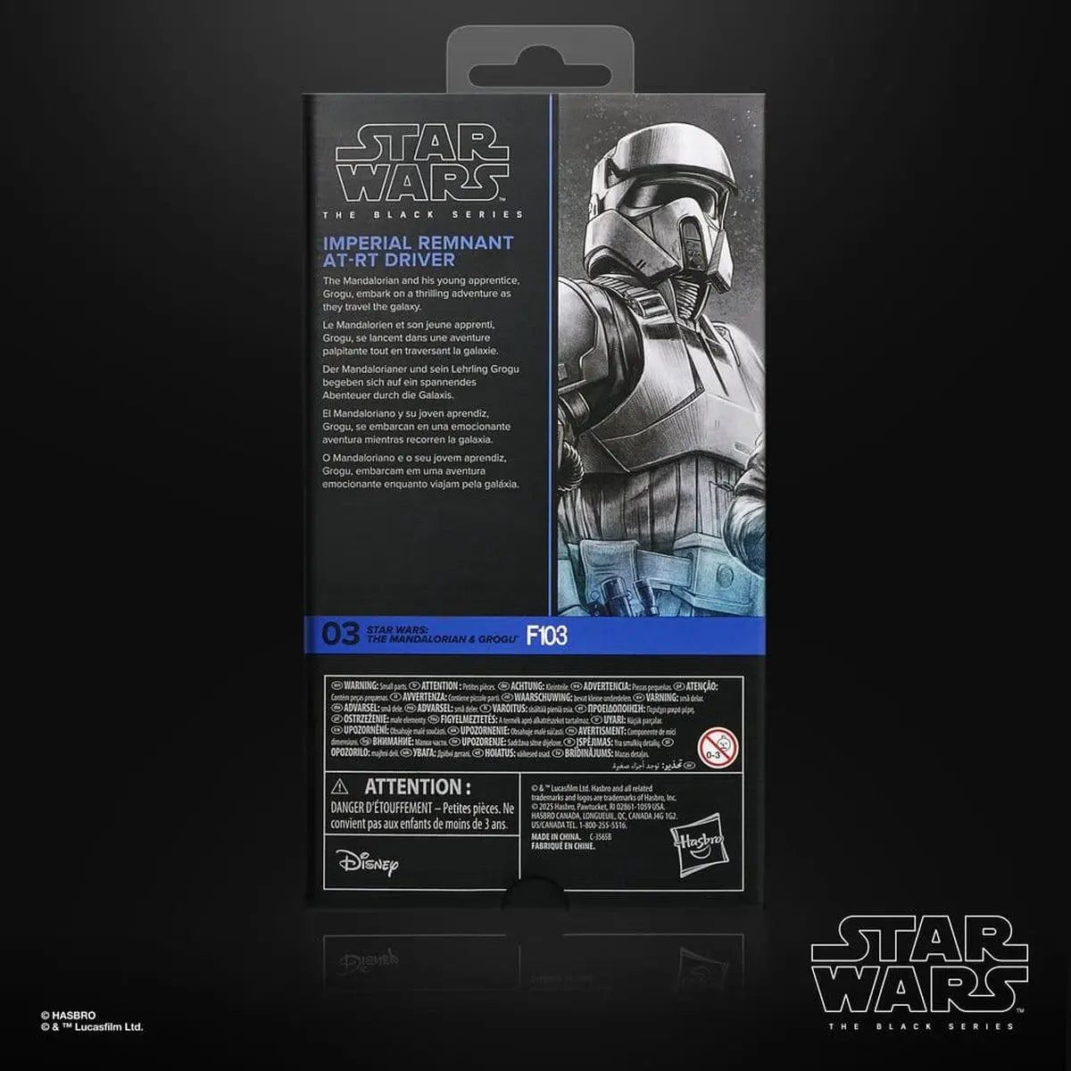 Star Wars: The Mandalorian & Grogu Black Series figurine Imperial Remnant AT-RT Driver 15 cm - Image 7