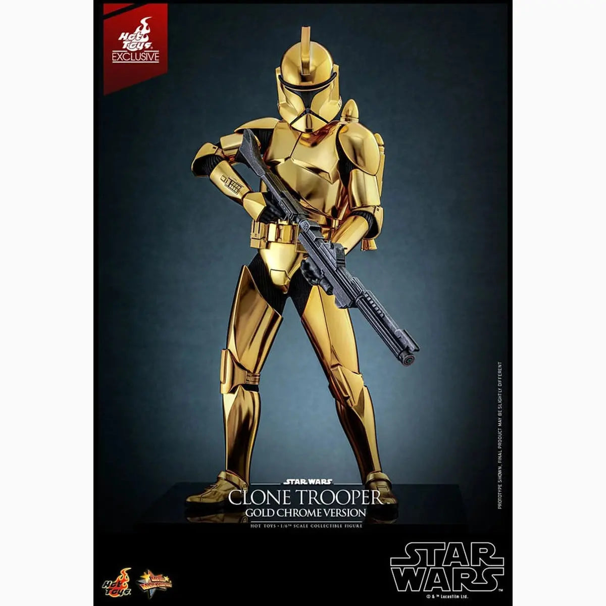Star Wars figurine 1/6 Clone Trooper (Gold Chrome Version) Exclusive 30 cm - Image 7