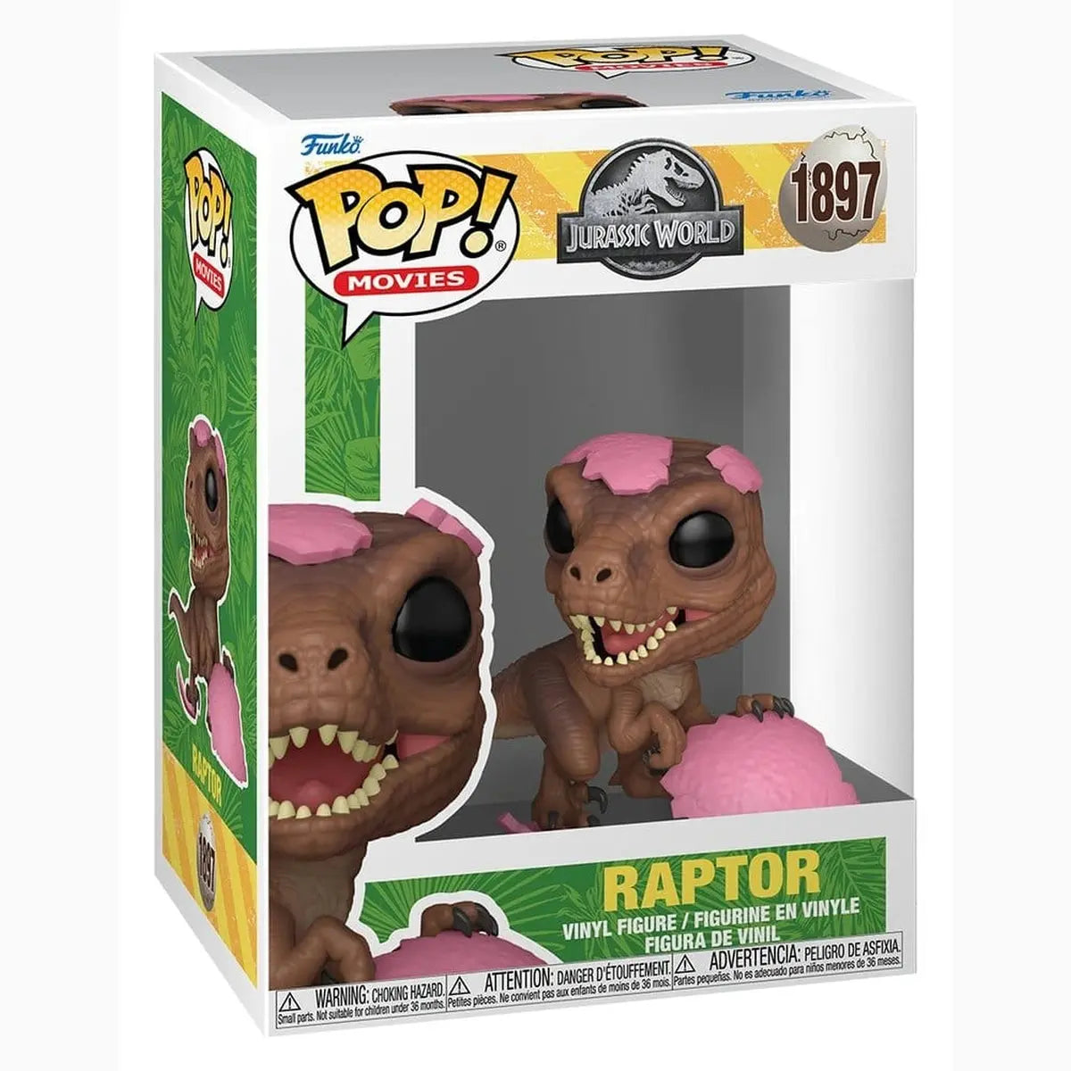Jurassic Park POP! Movies Vinyl figurine SPRG- Raptor 9 cm - Image 4