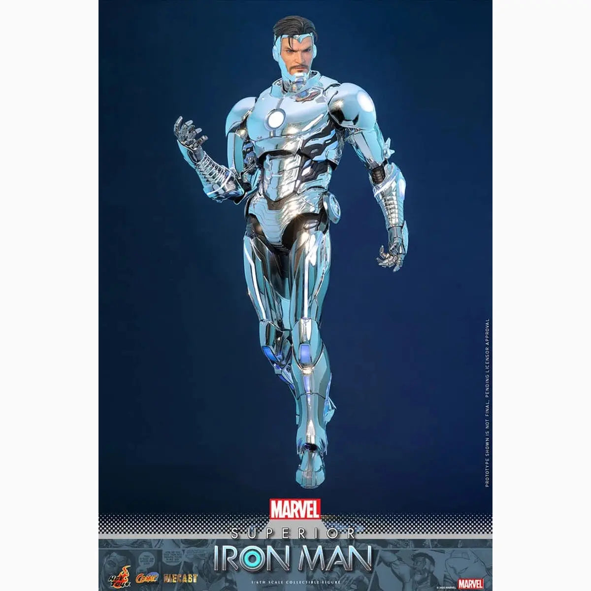 Marvel figurine Comic Masterpiece Diecast 1/6 Superior Iron Man 32 cm - Image 7
