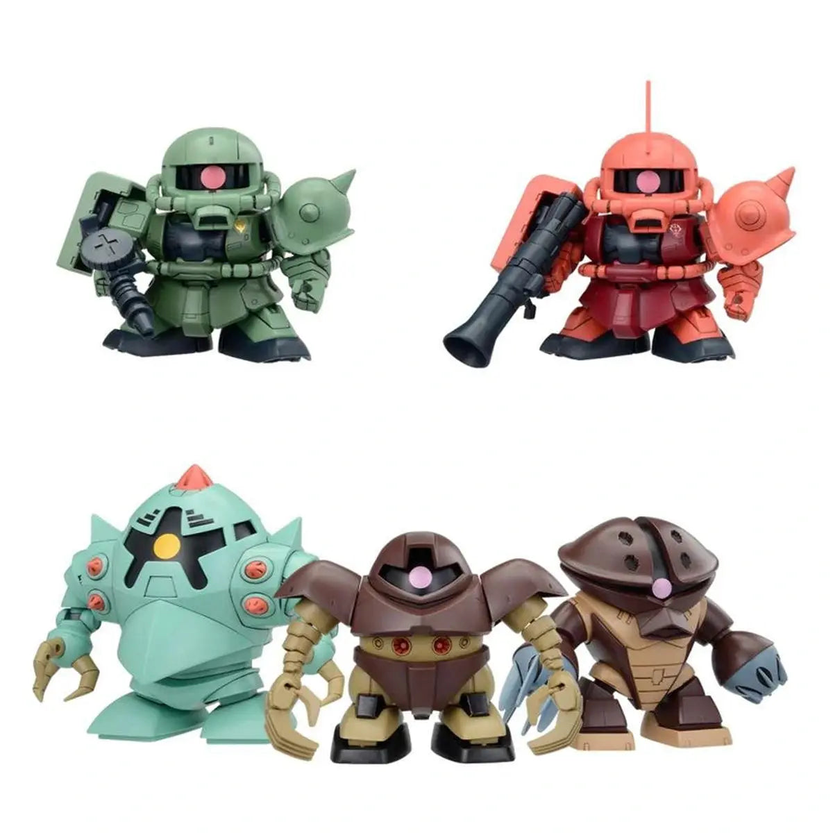 Gundam Gunpla SDBB Senshi Principality Of Zeon Mobile Suit Set 5Pcs - Image 1