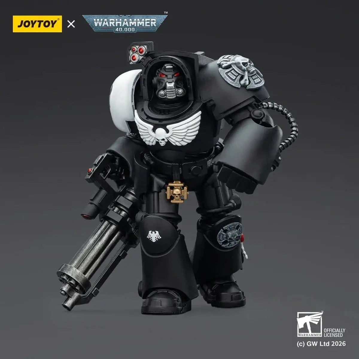 Warhammer 40,000 figurine Raven Guard Terminator 3 with Power Fist and Assault Cannon 14 cm - Image 7
