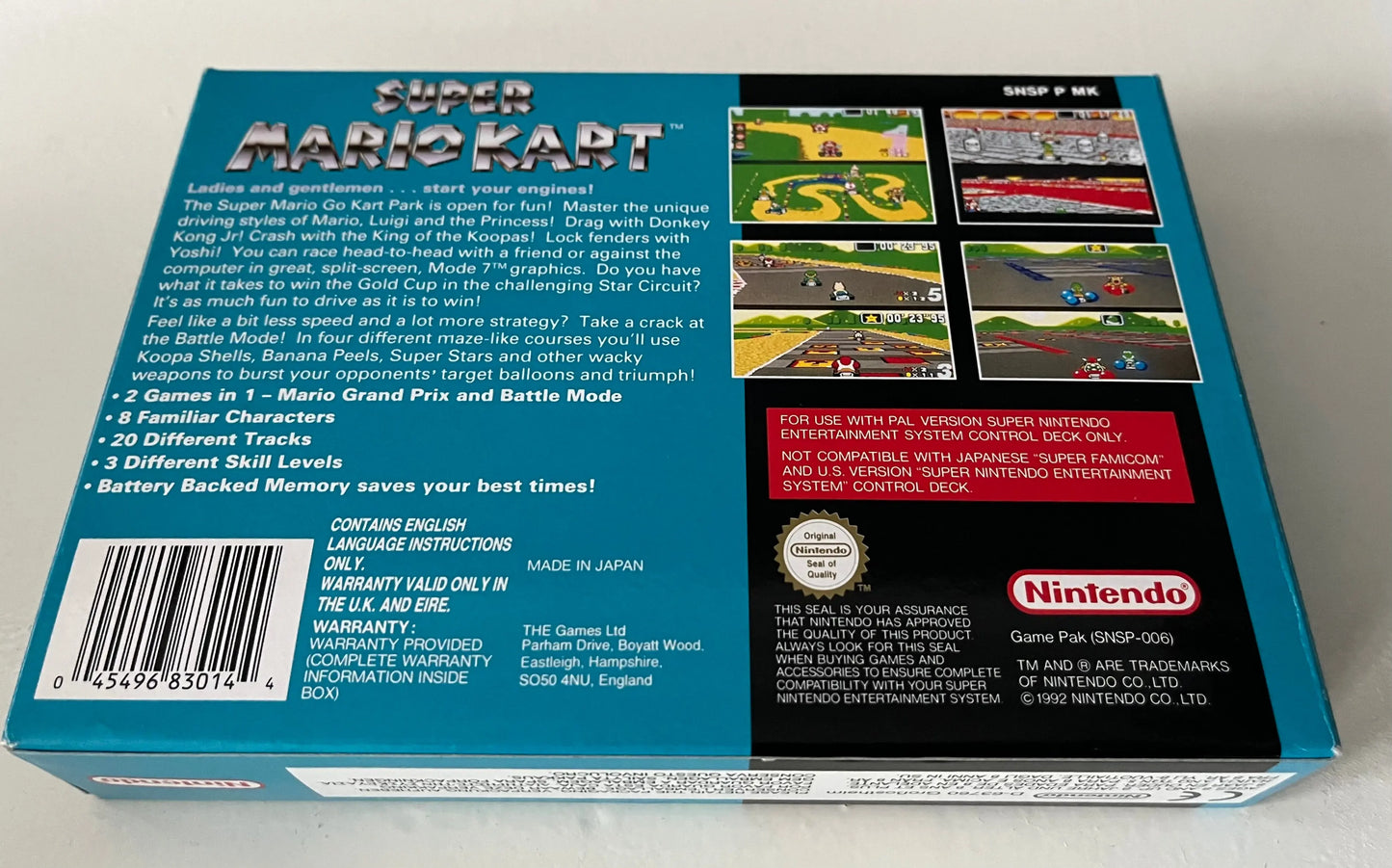 Super Mario Kart / Super Nintendo - Rue Du Retro