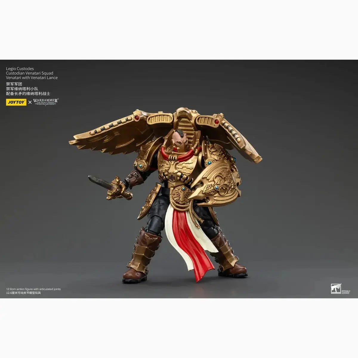 Warhammer The Horus Heresy figurine 1/18 Legio Custodes Custodian Venatari Squad Venatari with Venatari Lance 13 cm - Image 7