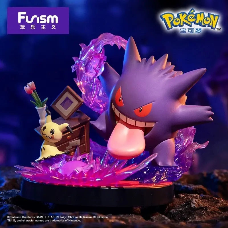 Pokémon FUNISM PRIME FIGURE MEIDUM - ECTOPLASMA & MIMIQUI Rue Du Rétro