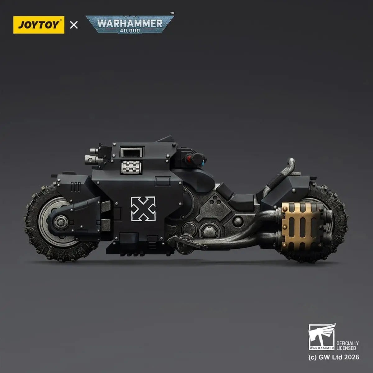 Warhammer 40,000 Raider-pattern Combat Bike Raven Guard with twin-linked bolt rifles 22 cm - Image 5