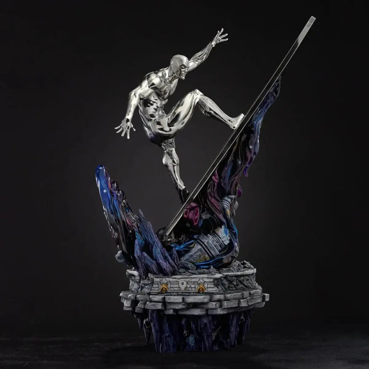 Marvel Comics statuette Infinity Gauntlet Diorama 1/10 Art Scale Silver Surfer Deluxe 36 cm - Image 7
