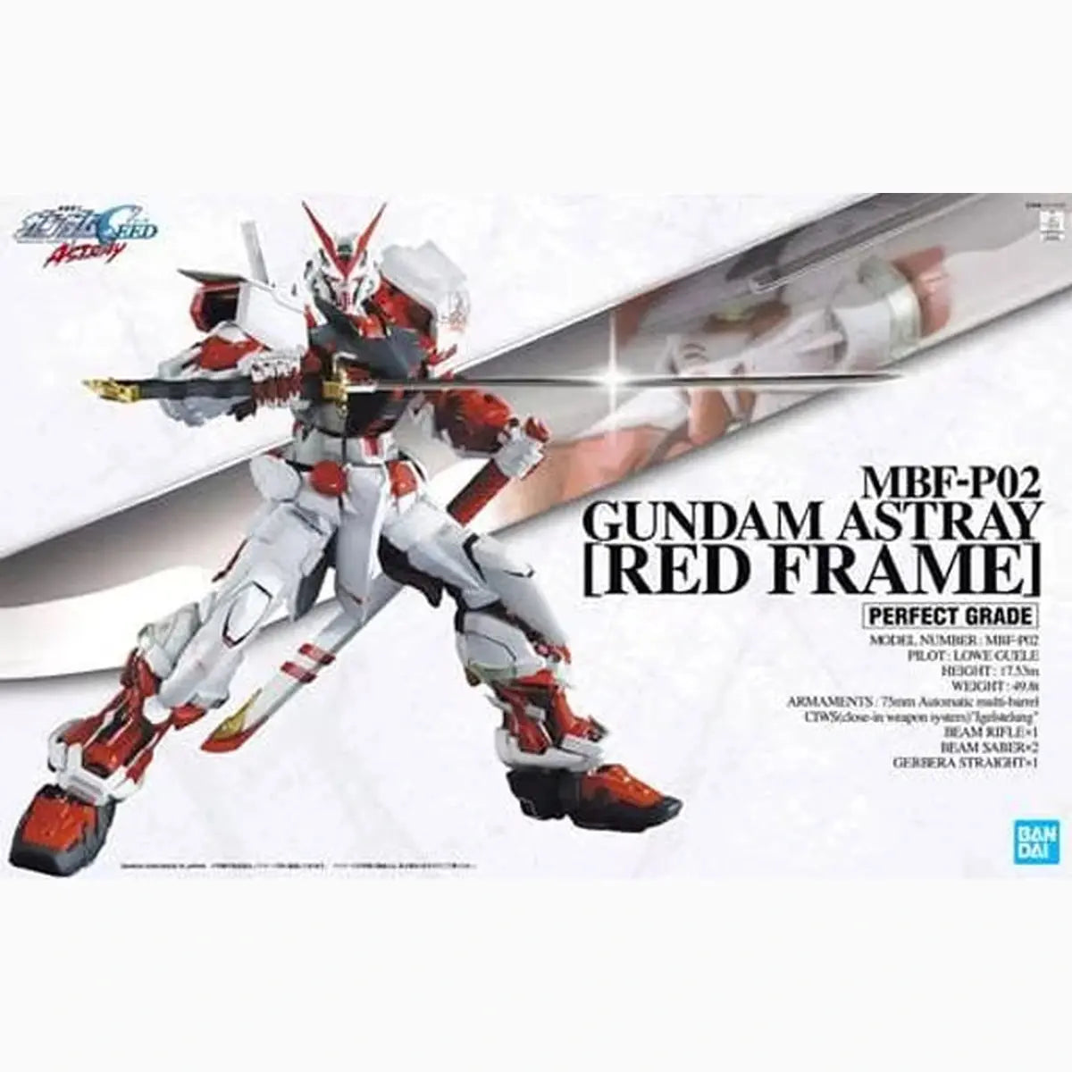 Gundam Gunpla PG 1/60 Gundam Astray Red Frame - Image 2