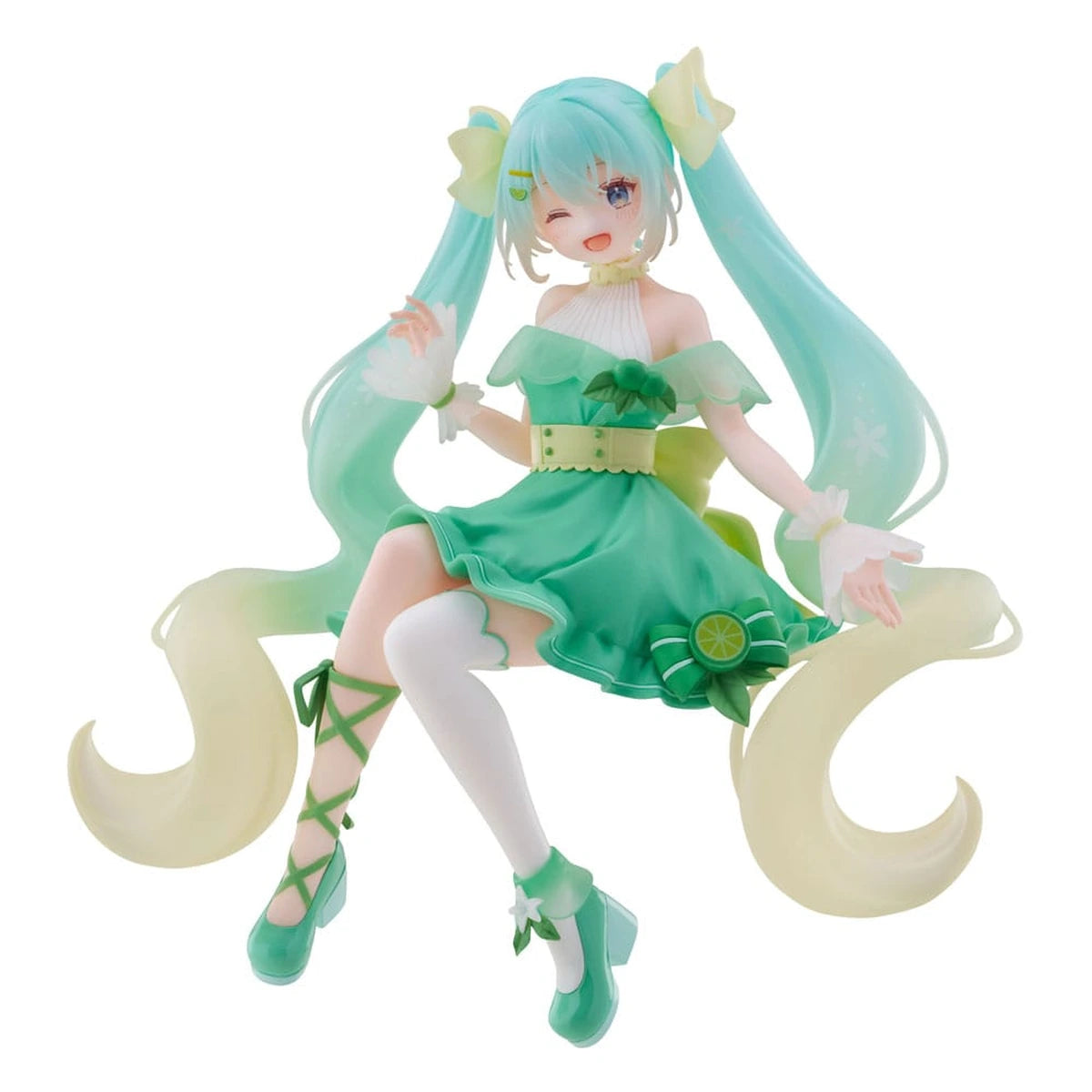 Hatsune Miku statuette PVC Noodle Stopper Hatsune Miku Lime Ver. 14 cm - Image 3