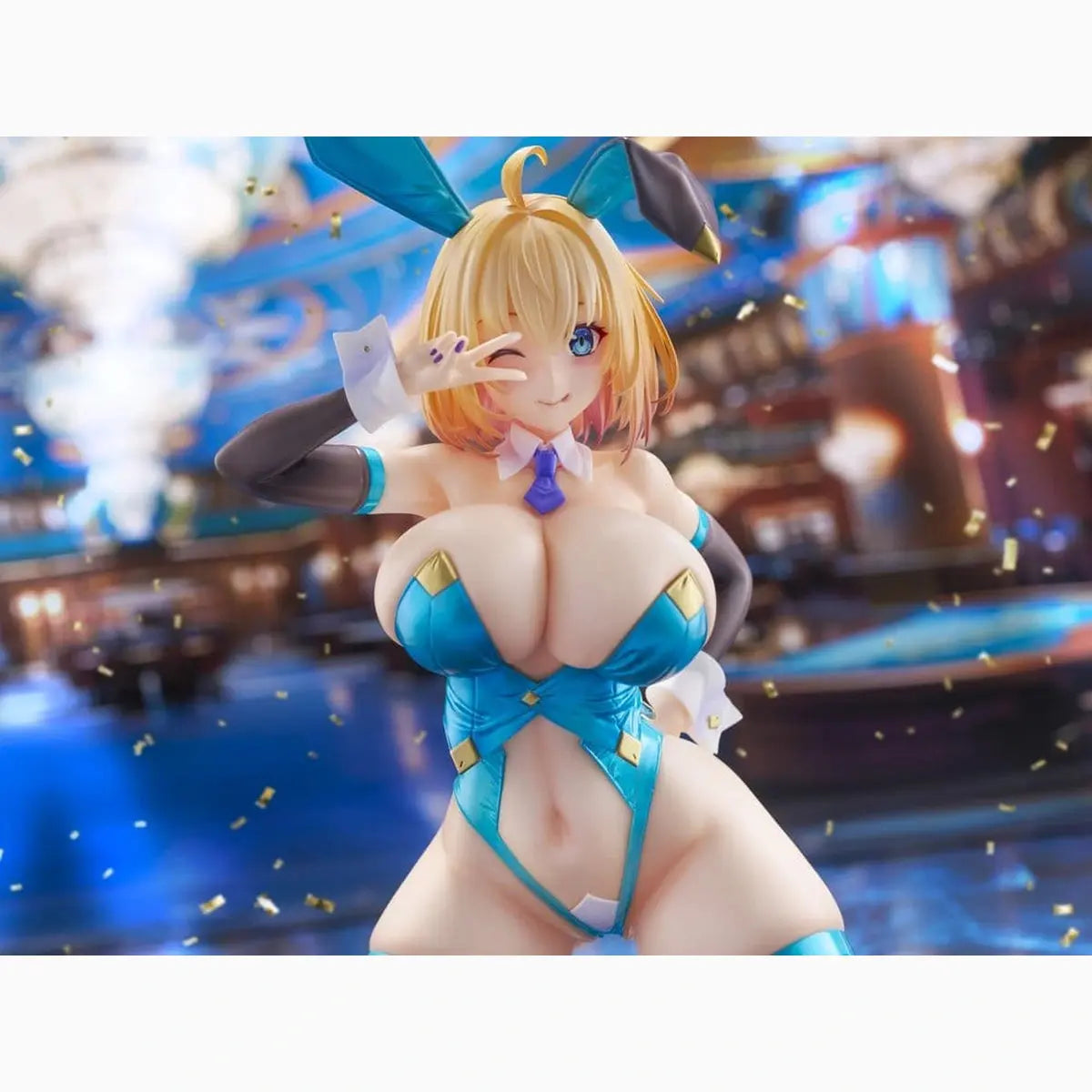 Original Character figurine PVC 1/6 KoiKoi -Sakura- Sophia F. Shirring Blue Bunny Ver. 20 cm - Image 7