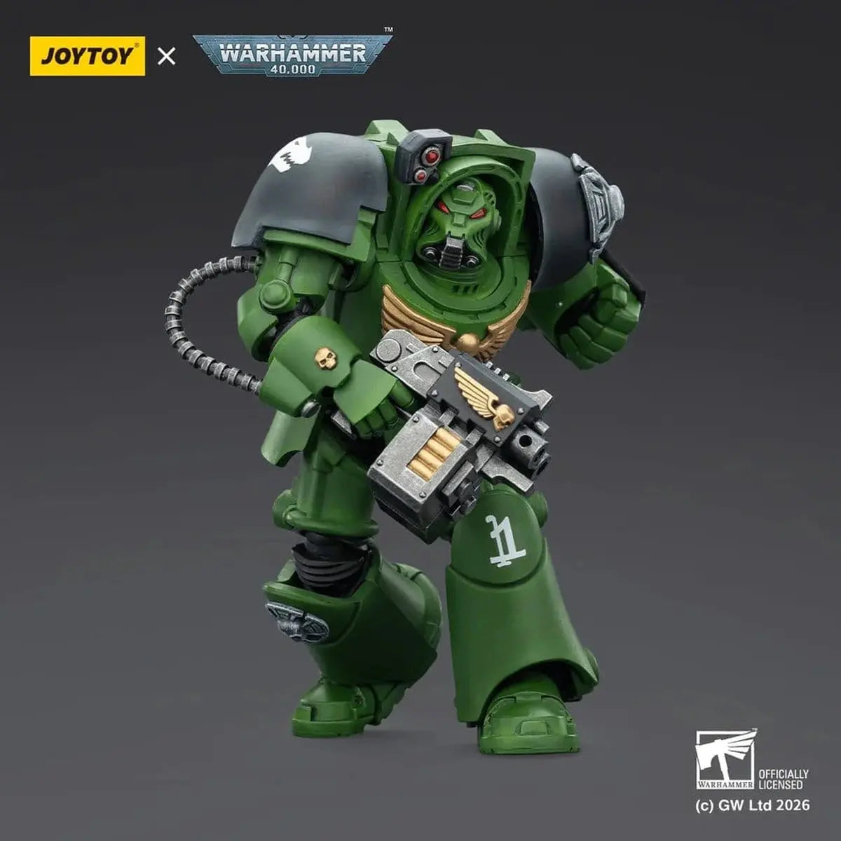 Warhammer 40,000 figurine Salamanders Terminator 2 with Power Fist and Storm Bolter 14 cm - Image 7