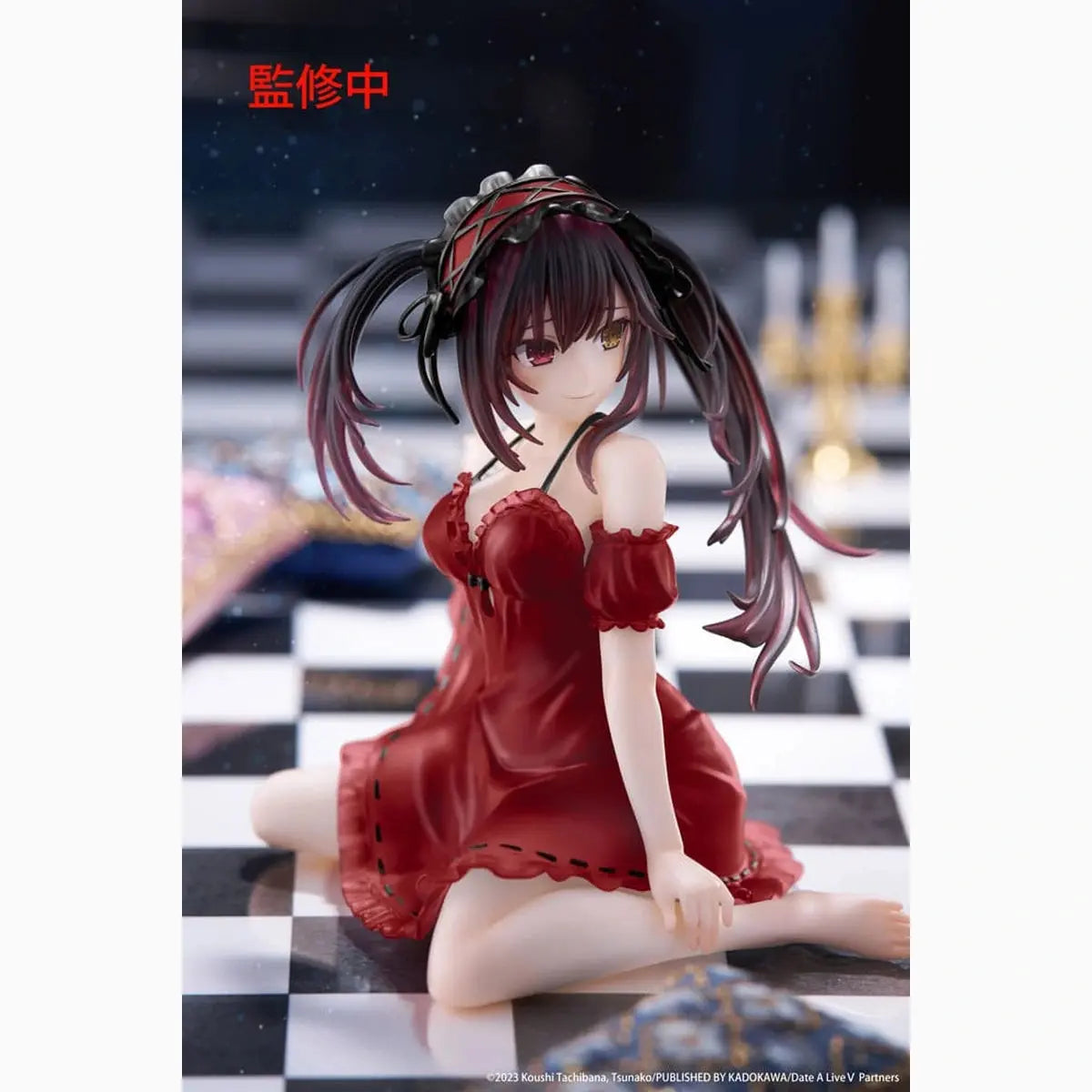 Date A Live V statuette PVC Desktop Cute Figure Kurumi Tokisaki Nightwear Ver. Renewal 13 cm - Image 5