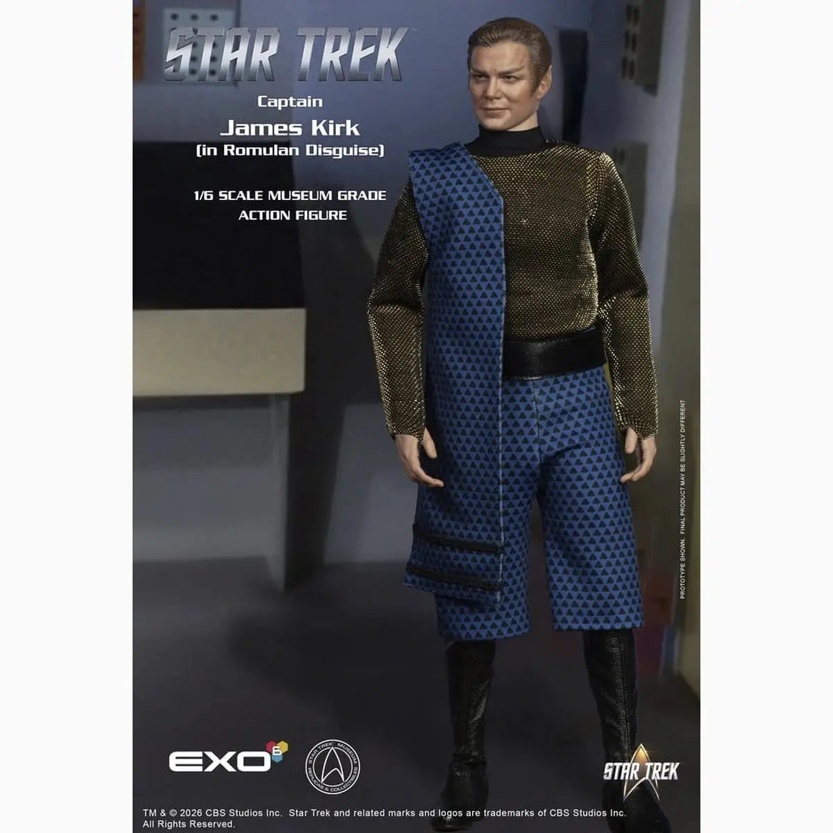Star Trek figurine 1/6 Captain James T. Kirk (Romulan Disguise) 29 cm - Image 7