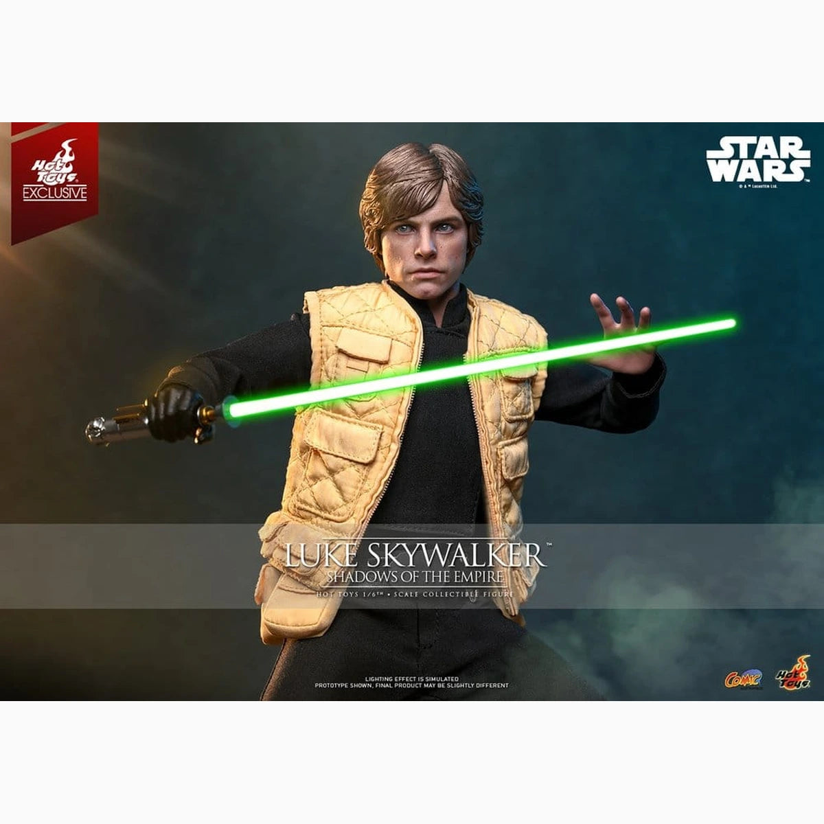 Star Wars Comic Masterpiece figurine 1/6 Luke Skywalker (Shadows Of The Empire) (Hot Toys Exclusive) 28 cm - Image 4