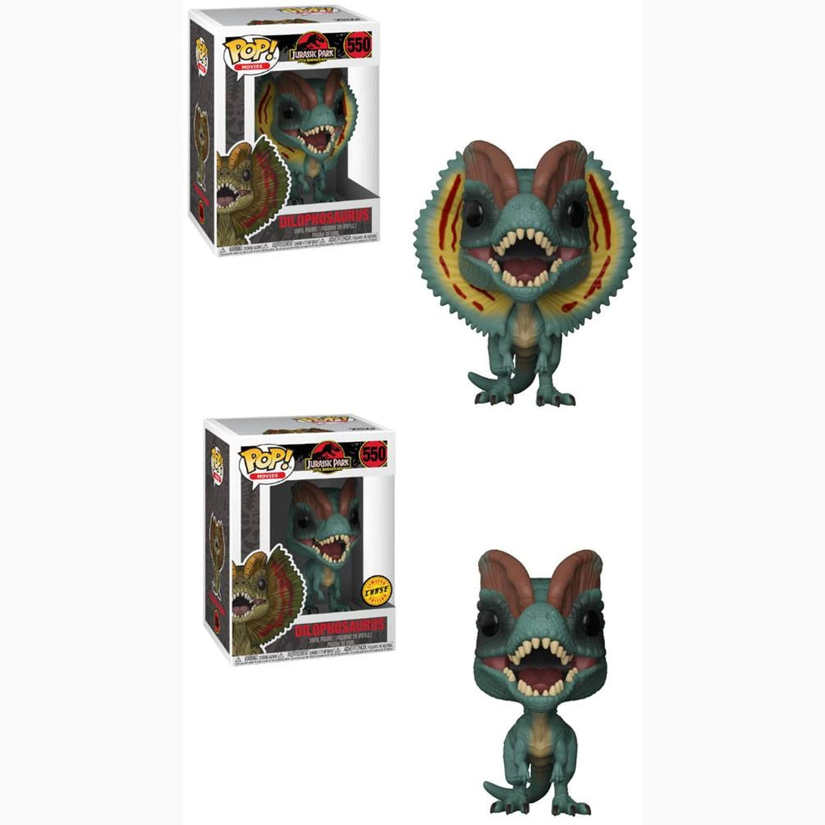 Jurassic Park assortiment POP! Movies Vinyl figurines Dilophosaurus 9 cm (6) - Image 3