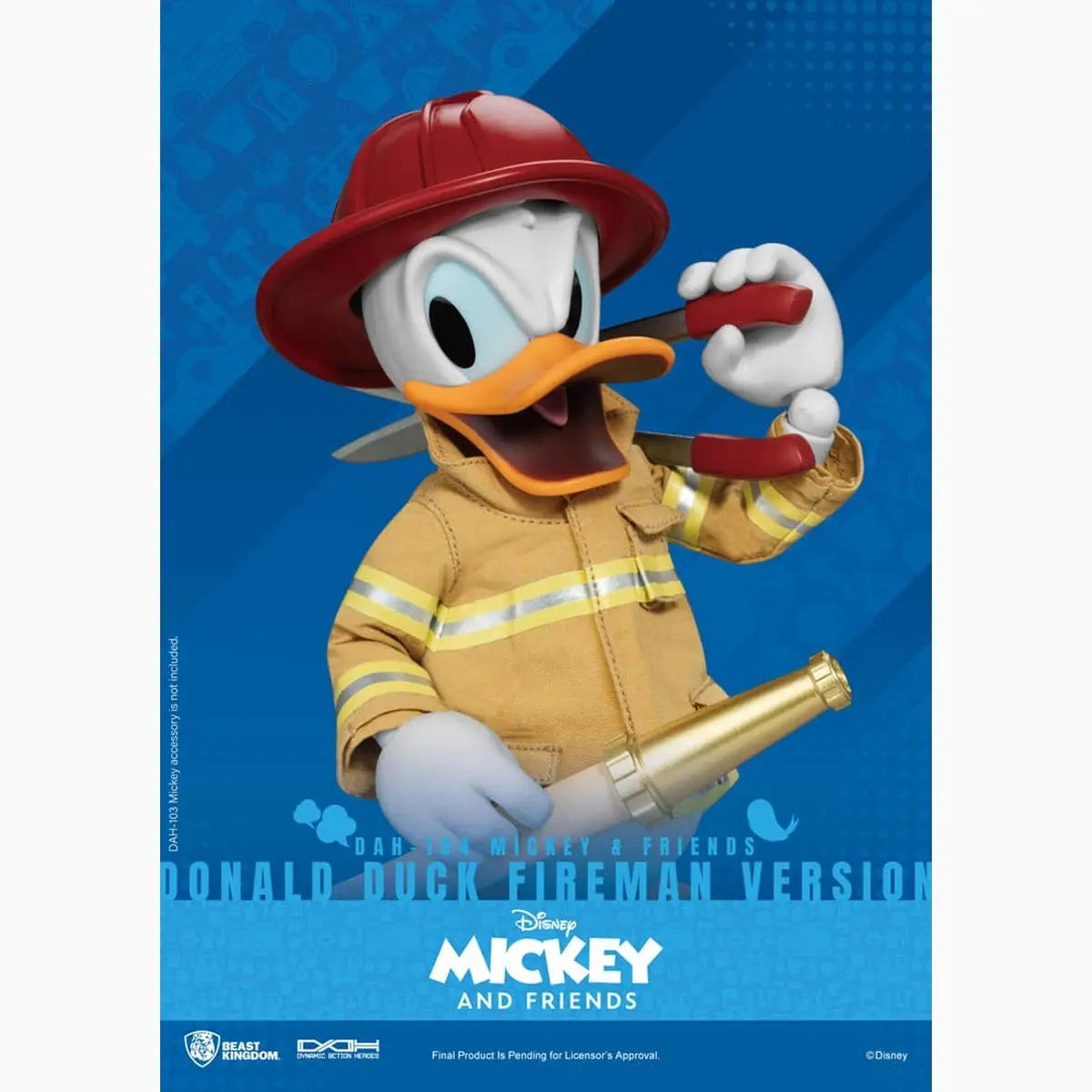 Mickey & Friends figurine Dynamic Action Heroes 1/9 Donald Duck Fireman Ver. 24 cm - Image 7