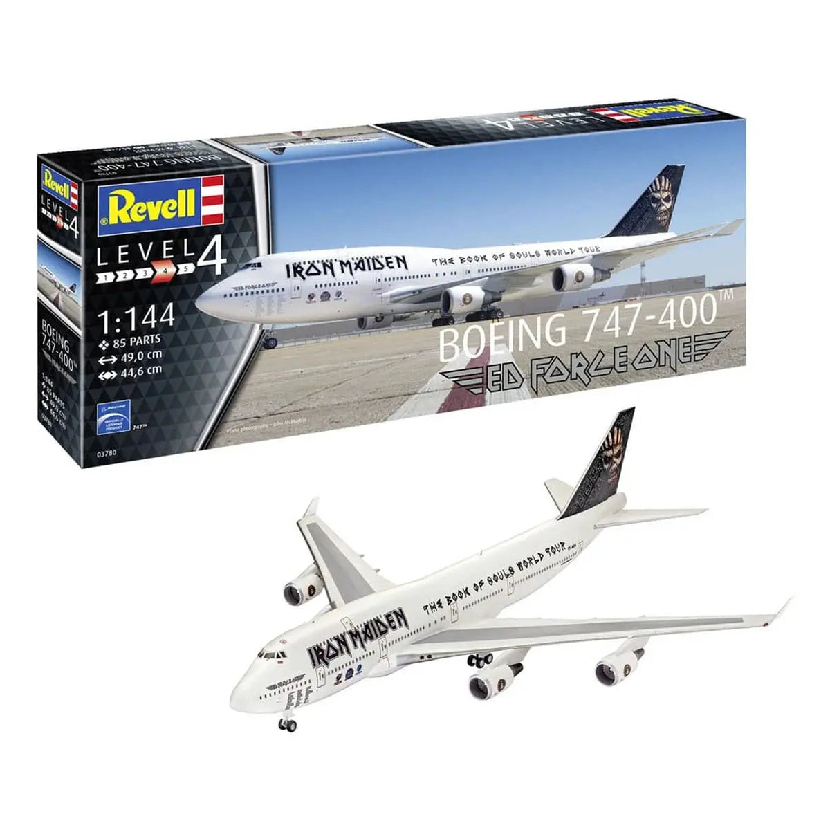 Iron Maiden Model Kit 1/144 Boeing 747-400 "Ed Force One" 49 cm - Image 4