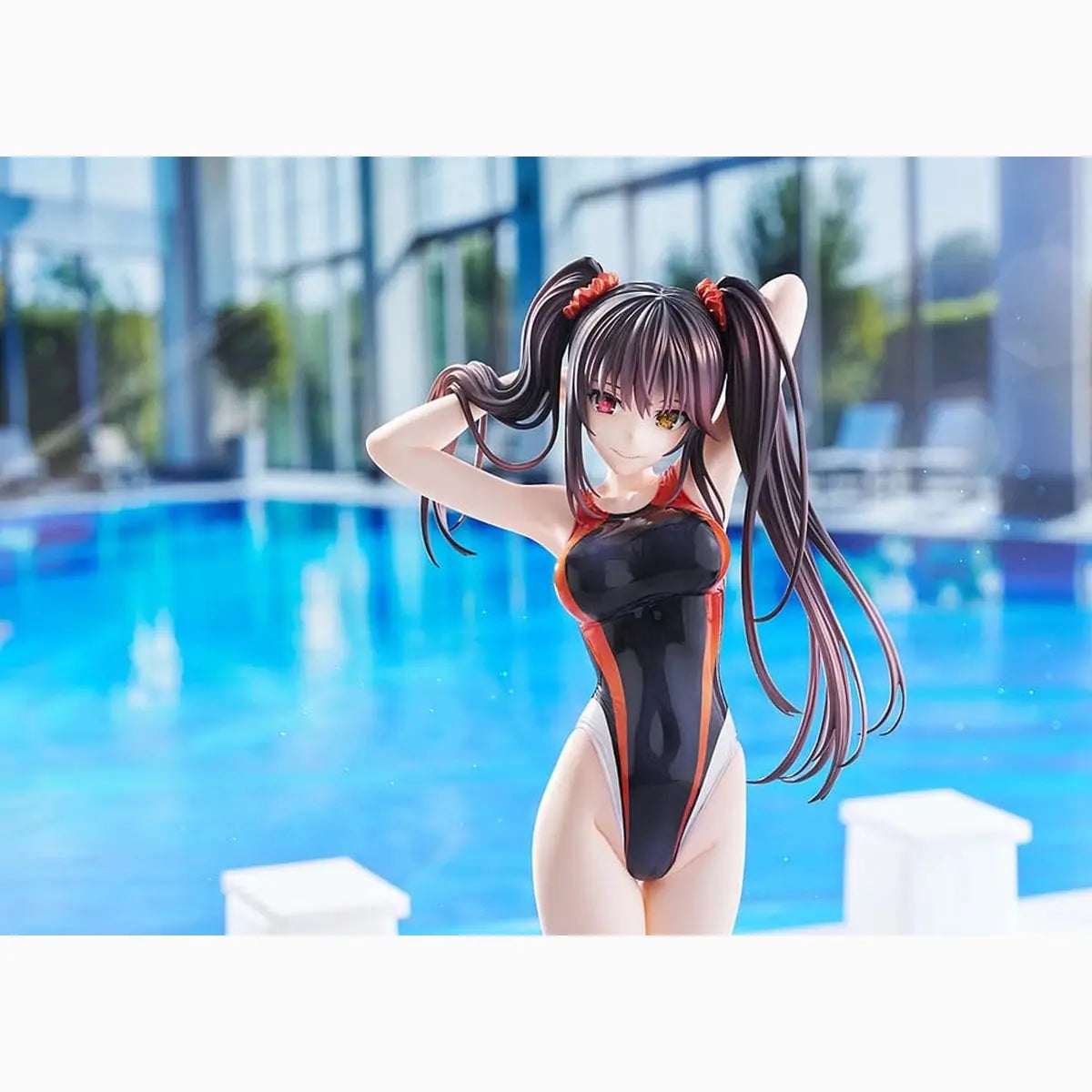 Date A Live Swimsuit Silhouette figurine PVC 1/7 Kurumi Tokisaki Swimwear Ver. 24 cm - Image 7